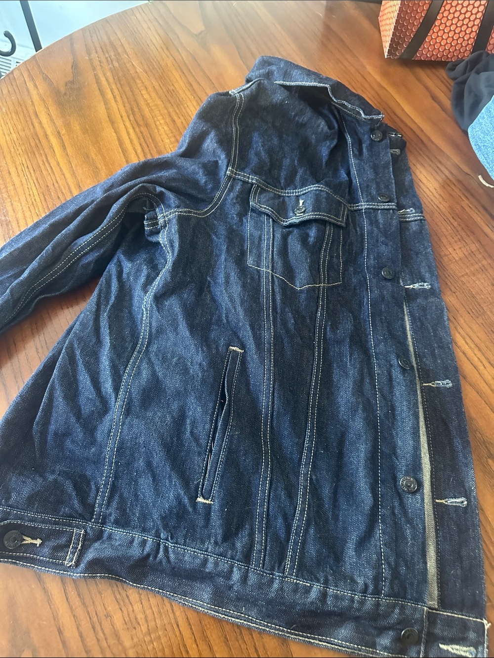 Levi's Dark Blue Denim Shirt Jacket